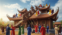 Lễ cúng cất nóc 